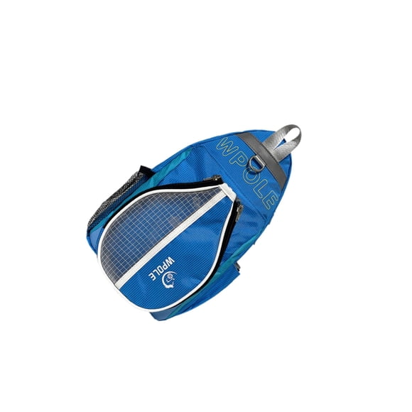 maskred Sac de Rangement pour Tennis de Table, Pochette pour Raquette de Tennis, Bleu