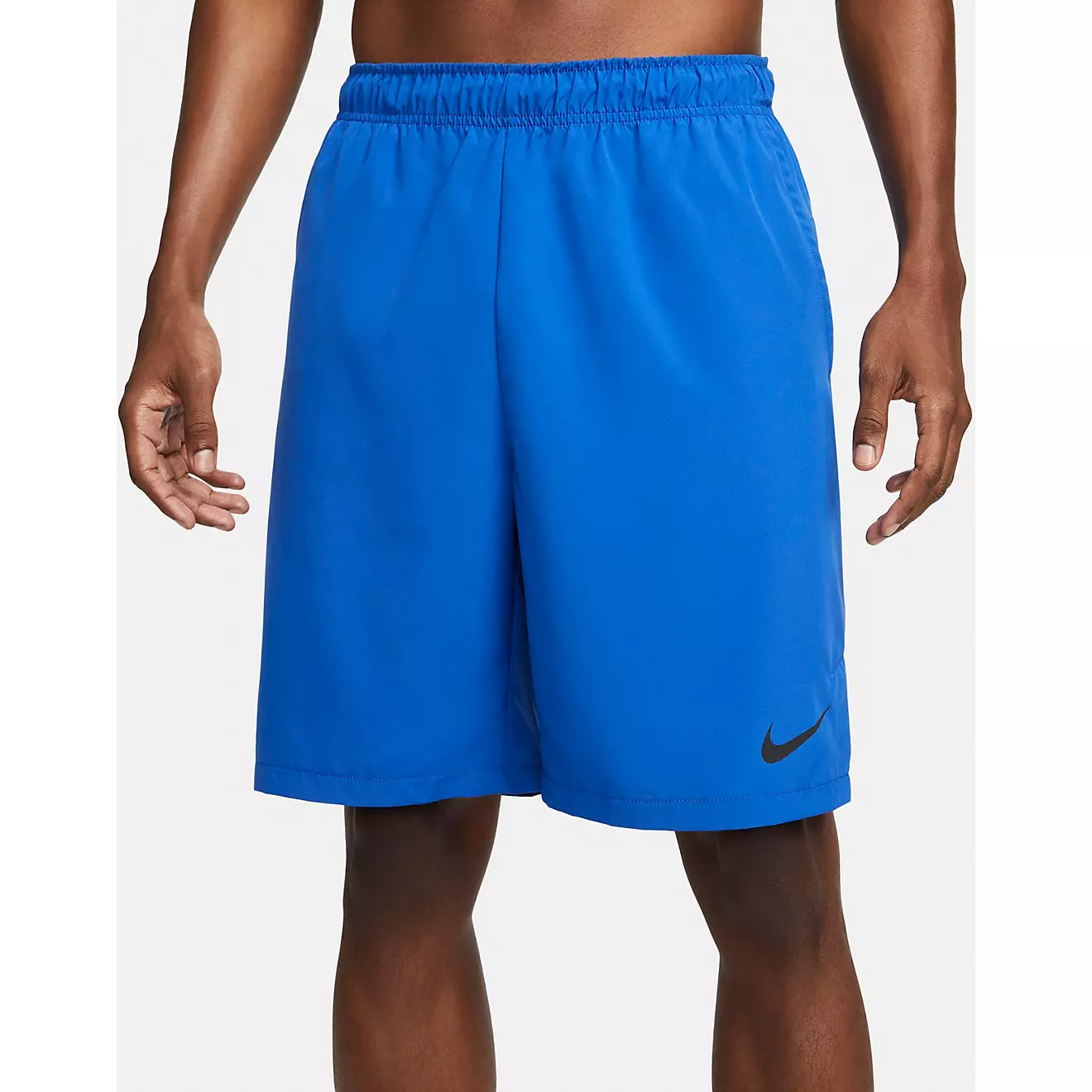Nike Dri FIT Men s 9 Woven Training Shorts Royal XL Walmart