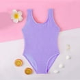 thumbnail image 4 of MEZZALL Children Girls Swimsuits One-Pieces Monokini With Gentle Pattern Summer Flower Print Kid Beach Swimwear For Easy Fit All Ages Breathable Bathing Suit Beachwear, 4 of 5