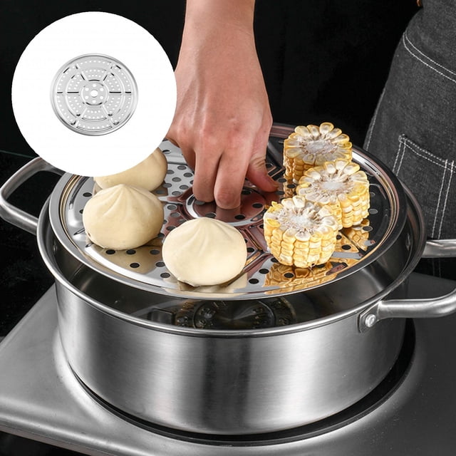 Steaming Rack Wide Application Easy to Clean Stainless Steel Grease-proof Long-lasting Canning Rack Kitchen Accessories