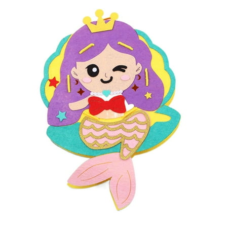 Party Supplies Chinese Cute Handmade Mid-Autumn Glowing Rabbit Lamp DIY Hanging Lamp Festival Lantern Animal Lantern PURPLE MERMAID