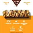 thumbnail image 3 of MUNK PACK 1g Sugar Nut & Seed Bars, Peanut Butter Dark Chocolate - Low Carb Keto Bars, Low Sugar Snacks, Gluten Free - Box, 4 Count, 1.23oz, 3 of 6