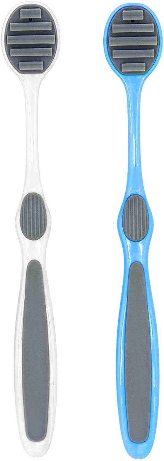 Dual Clean Tongue Scraper, Oral Thrush Cleaner for Adults and Kids