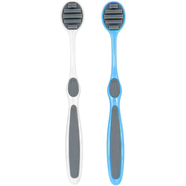 Dual Clean Tongue Scraper, Oral Thrush Cleaner for Adults and Kids