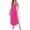 C-Hot Pink613, variant on DHFJKG Sleeveless Beach Dress Women Loose Fit Summer Comfortable Flowy Long Dress Adjustable Straps Curved Hem Scoop Neck Trendy Dresses