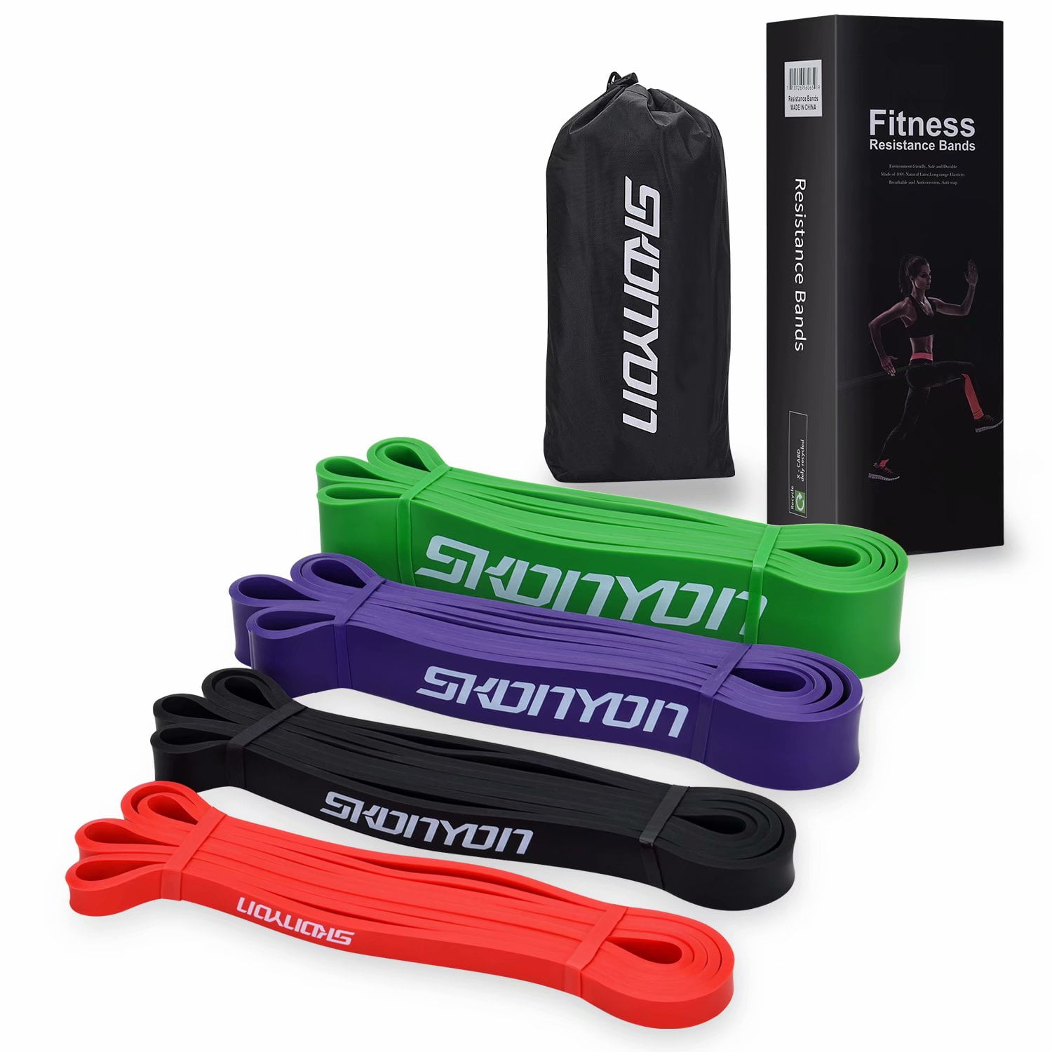 Fitness Heavy Resistance Bands Assisted PullUp Body Stretching Band Powerlifting 