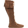 thumbnail image 5 of Minnetonka Women's Front Lace Knee High Boots ,Dusty Brown,4 M US, 5 of 5