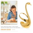 thumbnail image 3 of IDEANATEGRATE 1Jgo Base Para Cubiertos Con Soporte De Cisne En Acero Inoxidable Dorado, 3 of 7