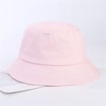 thumbnail image 2 of CoCopeaunts Pink Bucket Hat for Women Solid Color Unisext Fashion Fisherman Hat Men Outdoor Leisure Summer Sunshade Caps, 2 of 8
