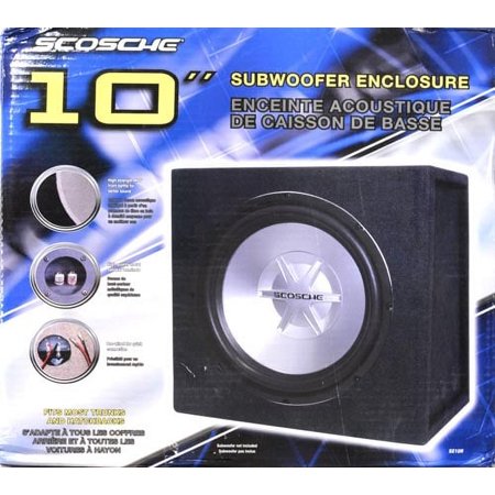 Scosche 10" Subwoofer Enclosure