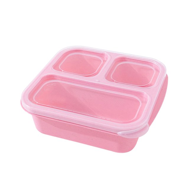 Chanana Lunchable Container for Kids and Adults, Snack Containers Bento Snack Boxes 3-Compartment Food Containers for Study, Work and Travel, Meal Prep Containers Reusable Bento Box
