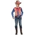 thumbnail image 3 of Forum Novelties Cowboy Kids Photo Real Costume Shirt, Multicolor, Medium, 3 of 3