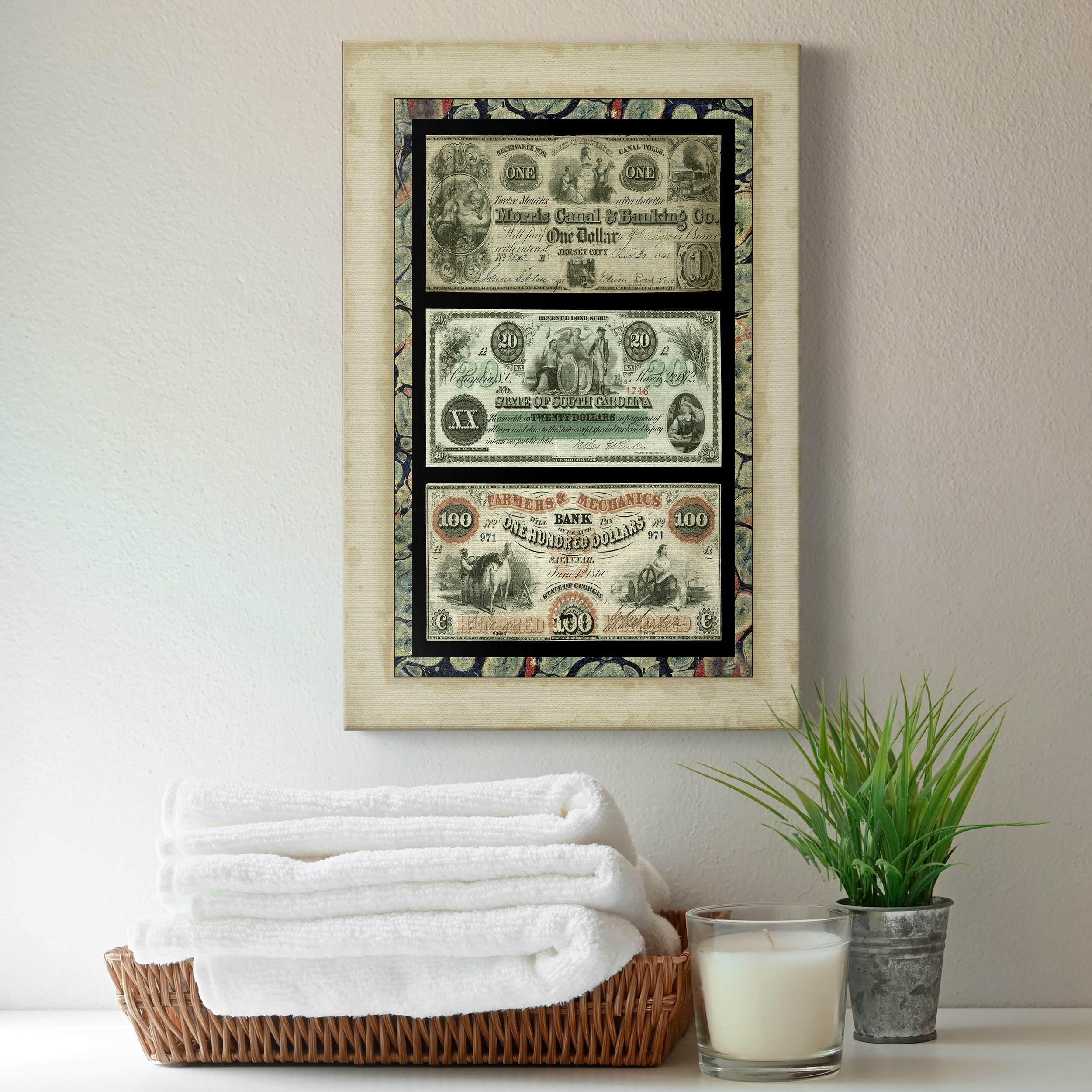 Money Money Money III Premium Gallery Wrapped Canvas - Ready to Hang