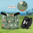 thumbnail image 6 of Haosy Flowers with Leaves Golf Mallet Putter Cover Strong Magnetic Leather Golf Club Headcover Closure, 6 of 7