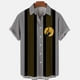 thumbnail image 4 of Mens Manga Corta Botón Abajo Camisas Casual de la Impresión de la Playa Cuello de Vuelta, Botón Tropical Arriba Blusa para Al Aire Libre, 4 of 4