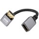 thumbnail image 1 of Cable de vídeo jixopn de 15 cm, 18 Gbps, compatible con HDMI, macho a hembra (arriba), 1 of 6
