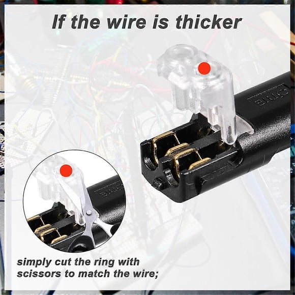 30Pcs Low Voltage Wire Connectors, Pluggable LED Wire Connectors
