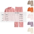 thumbnail image 3 of NominalSnug Flannel Pajamas for Women Sets Full Zip up Fuzzy Fleece Cardigans Wide Legh Pants Winter Thicken Warm Lounge Sleepwear 2 Piece, 3 of 8