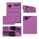 thumbnail image 4 of Papel para escribir Wausau Astrobrights, número 24, color morado planetario, 500 hojas, 4 of 5