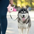 thumbnail image 2 of Retractable Dog Leash with LED Light 5m Extendable Dog Lead for Small Medium Puppis up to 25kgs, One-Hand Brake & Lock System, Ergonomic Handle - Pink, 2 of 7