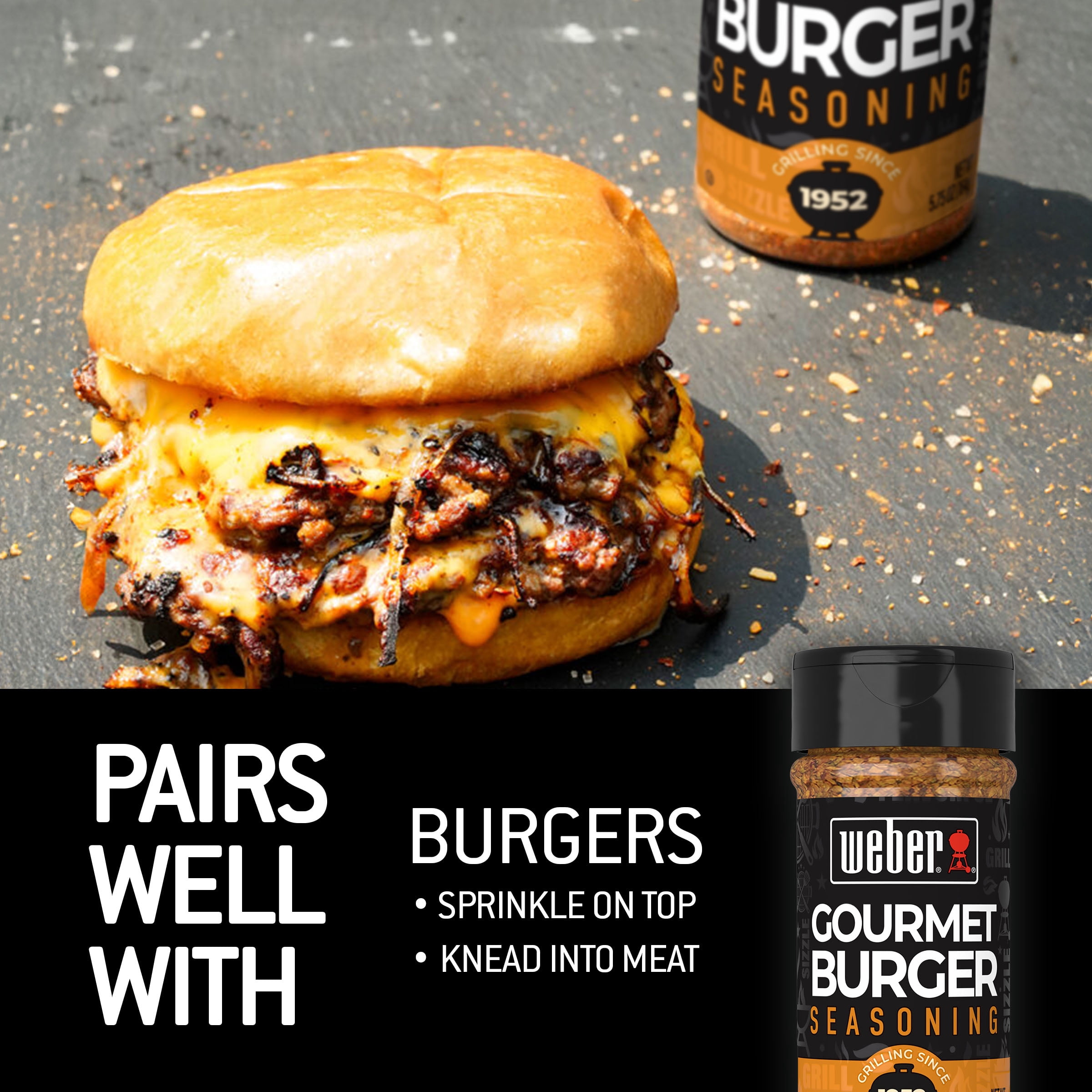 Weber Gourmet Burger Seasoning, 5.75 oz