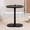 Black, variant on MH London Crawford C Table for Sofa, C Shape End Table, Solid Mango Wood Slide Under Sofa Table, 20 x 13 x 22 in, Espresso