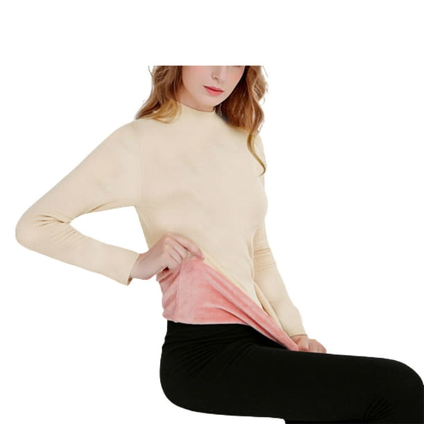 Thermal Shirt Warm Clothing Winter Underwear Long Sleeve Women