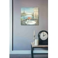 thumbnail image 2 of Epic Graffiti  "Morning on the Seine" by Danhui Nai, Giclee Canvas Wall Art - 18" x 18", 2 of 2
