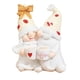 thumbnail image 2 of Adorno de café con forma de pareja de enanos, figuras de cerámica, decoración navideña para el hogar, centro de mesa festivo, regalo para parejas, tamaño pequeño, para sala de estar., 2 of 6