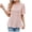 Solid color, variant on PADFRYBK Summer T-Shirt For Women Casual Solid Color Tops Short Sleeve Pullover Crew Neck Folding Sleeve Loose Casual Tunic Blouses