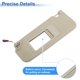 thumbnail image 5 of Parasol del lado izquierdo Unique Bargains para BMW Serie 5 F10 Sedán 2010-2013, sombra de protección frontal izquierda, reemplaza No. 51167248857, ensamblaje de parasol del automóvil beige, 5 of 7