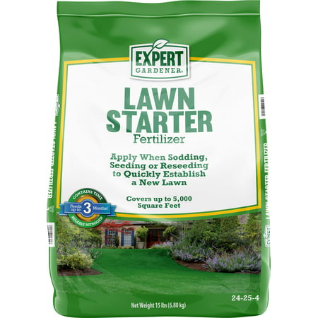 Expert Gardener Lawn Starter Fertilizer, 5lb Covers 5,000 ...