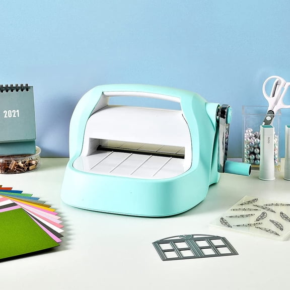 Wizardi Die Cutting & Embossing Machine Combo Opening with 2 Cutting Pads for Craft & Arts