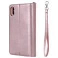 thumbnail image 1 of Kt Multi-functional Series-4 Detachable 2-in-1 Tpu + Zipper Wallet Stand Leather Portable Shell For Iphone Xs / X 5.8 Inch - Rose Gold, 1 of 1