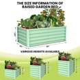 thumbnail image 2 of Danolapsi Raised Garden Bed, Metal Raised Garden Beds Outdoor, Rectangular Planter Box for Planting Plants, Vegetables and Flower, 2 of 9