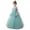 Green, variant on Wdgfv Little/Big Girls Lace Bridesmaid Dress Flower Kid Wedding Ball Gown Toddler Princess Pageant Evening Dresses Pink 13-14 Years