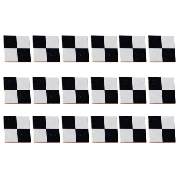 18PCS Miniature Dollhouse Flooring Tiles 1:12 Scale Wood Floor Planks Interlocking Dollhouse Floorboards Accessories