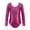 Hot Pink, variant on Agkizg Kid Girls Gymnastic Leotard Long Sleeve Color Gradient Sparkly Ballet Dance One Piece Outfit, Sizes 2-7 Years