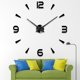 thumbnail image 2 of Diseño de Moda creativo, pegatinas de pared DIY para sala de estar y dormitorio, espejo acrílico de gran tamaño, reloj de pared muy negro JM, 2 of 5
