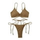 thumbnail image 5 of Toystoory Conjunto de bikinis sexy Traje de baño de piezas Traje de baño ajustable amigable con la piel Traje de baño para mujer Ropa de playa Type2 NO2, 5 of 6