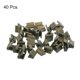 thumbnail image 3 of 40Pack Zipper Slider Retainers - #5 Top Stoppers for Zippers Replacing, Bronze Tone, 3 of 3