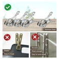 thumbnail image 5 of Uxcell 10Pack Stainless Steel Clothespins Beach Towel Clips Windproof Laundry Pegs 110mm, 5 of 6