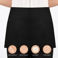 thumbnail image 5 of White Classic 12 Pack - Black Server Waist Aprons with 3 Pockets, Waitress Half Apron, 5 of 7