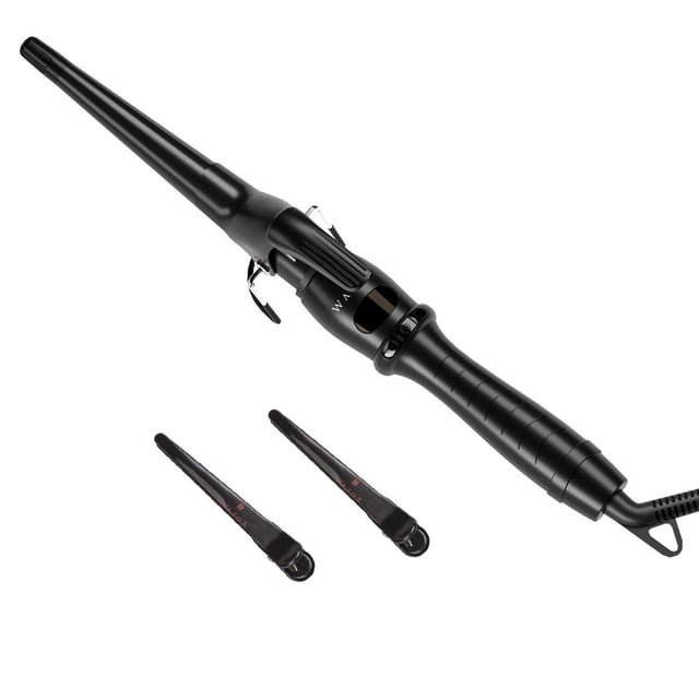 Rizador profesional Varita rizadora cónica Rizador de cabello de cerámica de 1-1/2" Calentamiento rápido Múltiples configuraciones de temperatura Varita rizadora con pantalla LED Apagado automático y