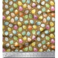 thumbnail image 1 of Soimoi Rayon Fabric Egg Easter Printed Fabric 1 Yard 42 Inch Wide, 1 of 1