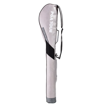 PGA TOUR New JR Kids Golf Sunday Travel Carry Bag Gray