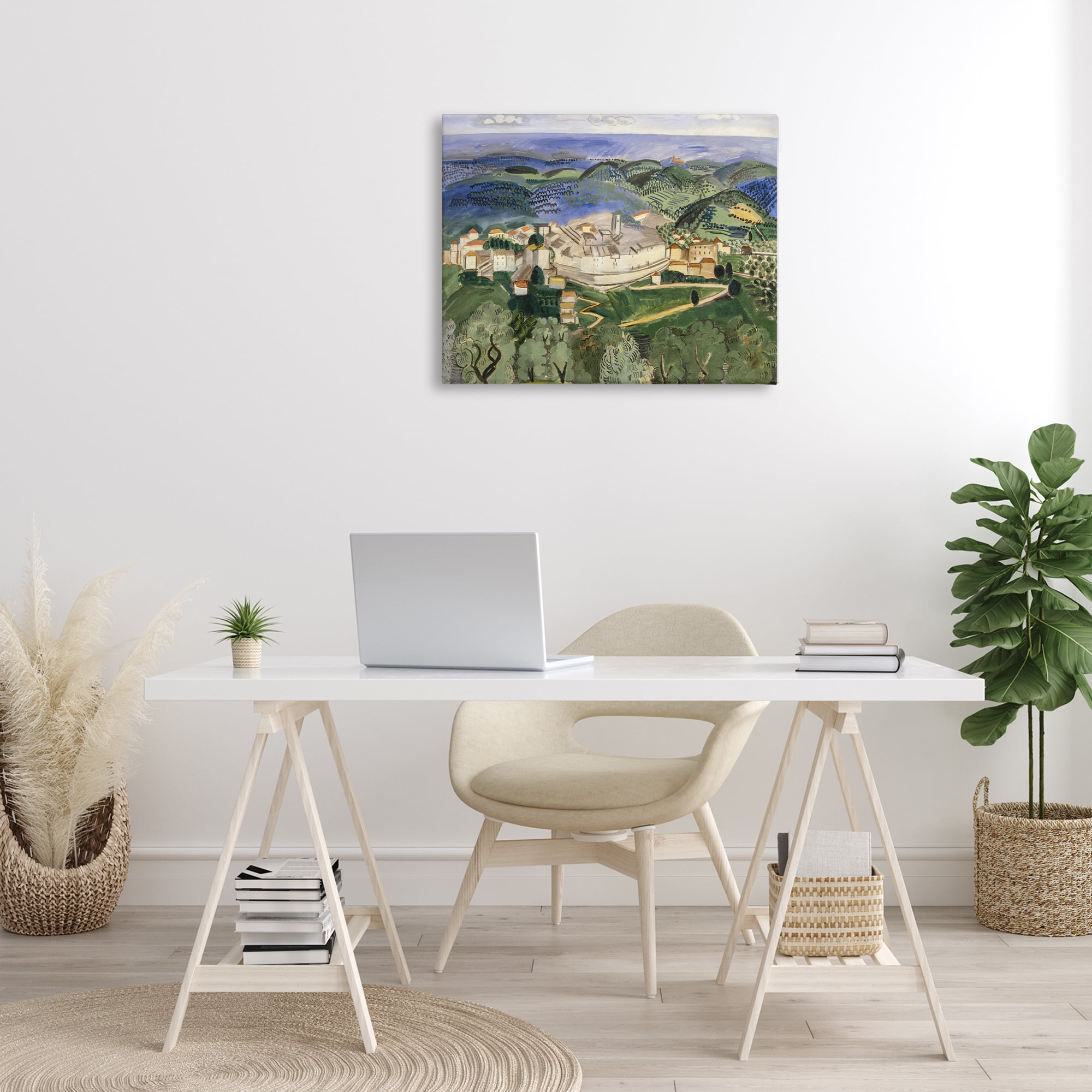 Stupell Industries Classic Raoul Dufy Landscape Landscape & Nature Painting Wrapped Canvas Art Print Wall Art, 30 x 24