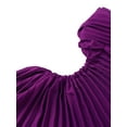 thumbnail image 6 of Michellecmm  Women Long Dress, One-shoulder Pleated Hollowed Irregular Dress, 6 of 9