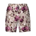thumbnail image 4 of Lsque Mens Swim Trunks Rose Flowers Pattern - Bathing Suit Compression Liner - Beach Swim Shorts Swimwear - (S-3XL) - Stretch Quick Dry -Large, 4 of 9