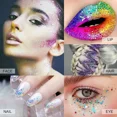 thumbnail image 4 of Heallor-Lentejuelas sueltas con purpurina para ojos, joyas de diamante, diamantes de imitación, uñas, pelo, cuerpo, cara, pegatinas, Gel, arte, maquillaje, decoración, fiesta, 4 of 5